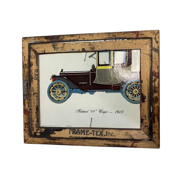 1978 Framed Blue Tulip Pen and Ink Sketch Art 10.5" x 8.5" - Picture 5 of 7